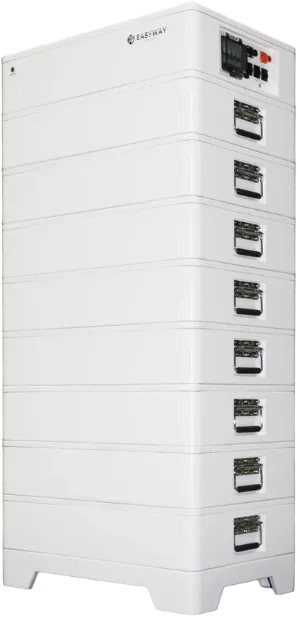 E-Way UNIV7600 (H) Pro skalbart hembatteri, staplat torn upp till 61 kWh